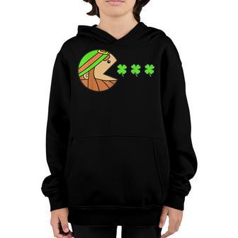 Funny St Patricks Day Video Games Humor Joke Boys Kids Gamer Youth Hoodie - Thegiftio UK