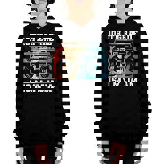 Funny Teacher 10Th Grade Is My Jam Retro Boombox School Youth Hoodie - Thegiftio