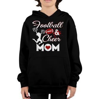 Game Day Football And Cheer Mom School Sports Funny Football V2 Youth Hoodie - Thegiftio UK