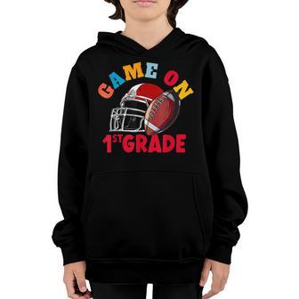 Game On 1St Grade Football Back To School For Teacher Kids Youth Hoodie - Thegiftio UK