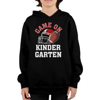 Game On Kindergarten Football Back To School Graphic Design Printed Casual Daily Basic Youth Hoodie - Thegiftio UK