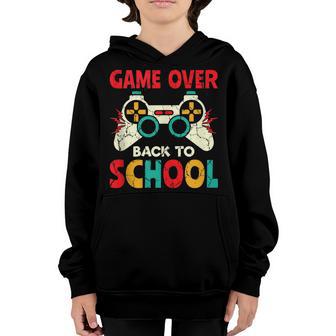 Game Over Back To School First Day Of School Teacher Student Youth Hoodie - Thegiftio UK
