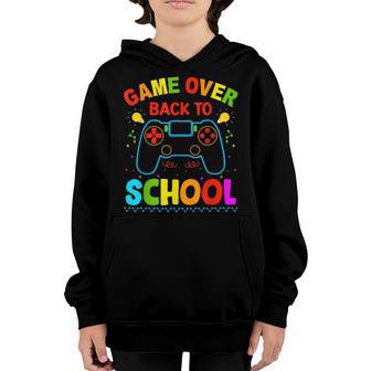 Game Over Back To School V2 Youth Hoodie - Thegiftio UK