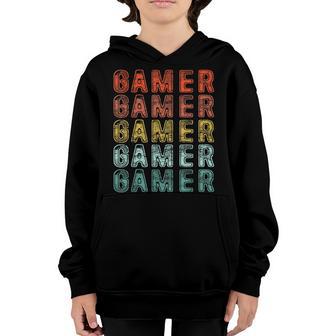 Gamer Vintage Retro 70S 80S Style Video Game Men Boys N Youth Hoodie - Thegiftio UK