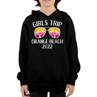 Girls Trip 2022 Orange Beach Alabama Funny Party Trip Beach Youth Hoodie - Thegiftio UK