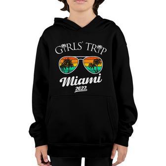 Girls Trip Miami 2022 For Weekend Birthday Party Gift Youth Hoodie - Thegiftio UK