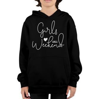 Girls Weekend 2022 Cute Girls Trip 2022 V2 Youth Hoodie - Thegiftio UK