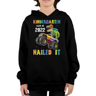Graduation Kindergarten Class Of 2022 Nailed It Dinosaur V2 Youth Hoodie - Thegiftio UK