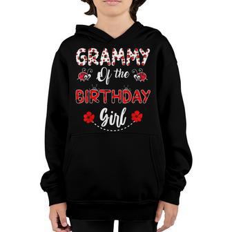 Grammy Of The Birthday Girl - Family Ladybug Birthday Youth Hoodie - Thegiftio UK
