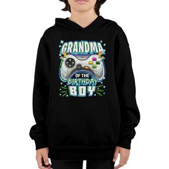 Grandma Of The Birthday Boy Zoo Theme Animal Party Graphic Design Printed Casual Daily Basic Youth Hoodie - Thegiftio UK