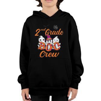 Halloween Costume For Kids 2Nd Grade Boo Crew Second Grade Graphic Design Printed Casual Daily Basic Youth Hoodie - Thegiftio UK