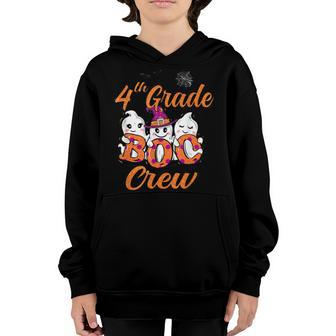 Halloween Costume For Kids 4Th Grade Boo Crew First Grade Youth Hoodie - Seseable