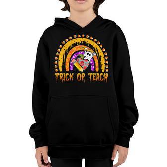 Halloween Costume Trick Or Teach Scary Teacher School Youth Hoodie - Thegiftio UK