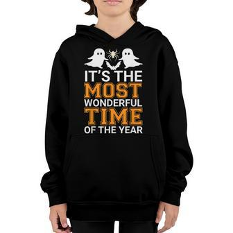 Halloween Its The Most Wonderful Time Of The Year Youth Hoodie - Thegiftio UK