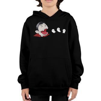 Halloween Vampire Eating Ghost Gamer Men Women Kids V2 Youth Hoodie - Thegiftio UK