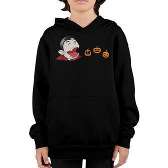 Halloween Vampire Eating Ghost Gamer Men Women Kids Youth Hoodie - Thegiftio UK