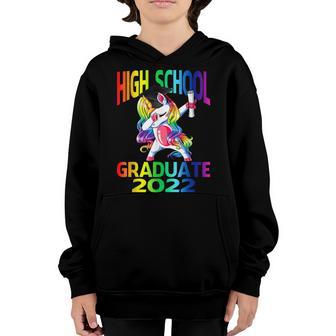 Happy Graduation High School Graduate 2022 Unicorn Youth Hoodie - Thegiftio UK
