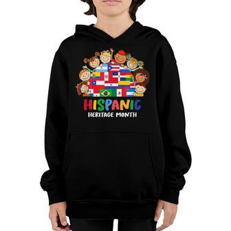 Happy Hispanic Heritage Month Kids Boy Girl Toddler Youth Hoodie - Thegiftio UK