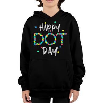 Happy International Dot Day 2022 Polka Dot Kids Toddler Boys V2 Youth Hoodie - Thegiftio UK