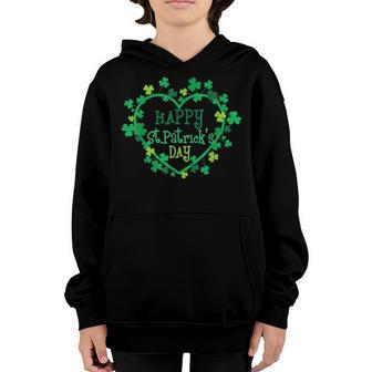 Happy St Patricks Day Funny Saint Patrick Irish Girl Boy Youth Hoodie - Thegiftio UK