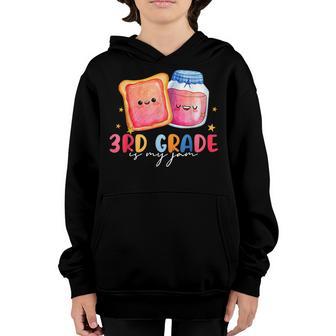 Hello 3Rd Grade Is My Jam Back To School Teacher Student Youth Hoodie - Thegiftio UK