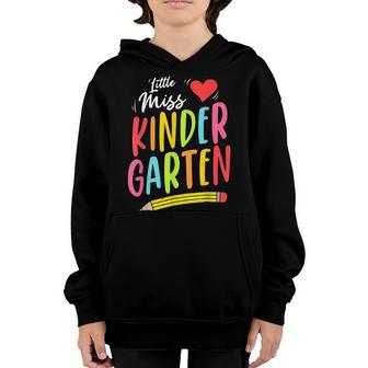 Hello Kindergarten Back To School Kindergarten Here I Come Youth Hoodie - Thegiftio UK