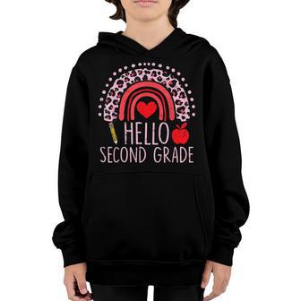 Hello Second Grade Team 2Nd Grade Back To School Teacher Kid Youth Hoodie - Thegiftio UK
