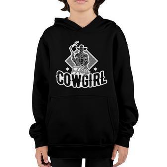 Hey Cowgirl Cowboy Funny Gift For Howdy Country Music Funny Gift Graphic Design Printed Casual Daily Basic V2 Youth Hoodie - Thegiftio UK