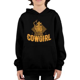 Hey Cowgirl Cowboy Funny Gift For Howdy Country Music Funny Gift Graphic Design Printed Casual Daily Basic Youth Hoodie - Thegiftio UK