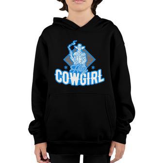 Hey Cowgirl Cowboy Funny Gift For Howdy Country Music Gift Graphic Design Printed Casual Daily Basic V2 Youth Hoodie - Thegiftio UK