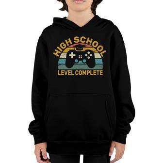 High School Grad Level Complete T-Shirt Graphic Design Printed Casual Daily Basic Youth Hoodie - Thegiftio UK