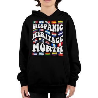 Hispanic Heritage Month For Kids Spanish Speaking Countries Youth Hoodie - Thegiftio UK