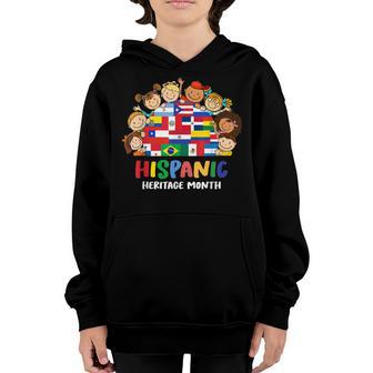 Hispanic Heritage Month Kids Boy Girl Toddler Latino Youth Hoodie - Thegiftio UK