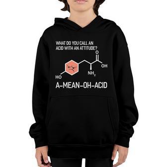 Humor Nerdy Chemisty Amino Acid Back To School Youth Hoodie - Thegiftio UK