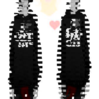 I Love Heart Goth Girls Youth Hoodie - Thegiftio