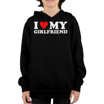 I Love My Girlfriend I Heart My Girlfriend Gf V2 Youth Hoodie - Thegiftio UK
