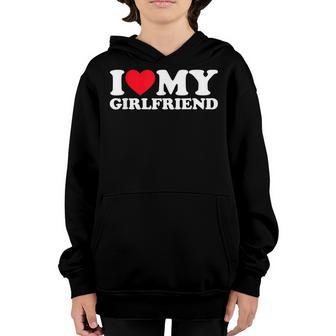 I Love My Girlfriend I Heart My Girlfriend Gf V3 Youth Hoodie - Thegiftio UK