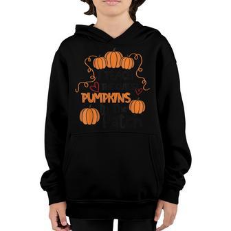 I Teach The Cutest Pumpkins In The Patch Students Boys Girls V19 Youth Hoodie - Thegiftio UK