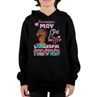 Im Not Just A May Girl Funny Birthday Graphic Design Printed Casual Daily Basic Youth Hoodie - Thegiftio UK