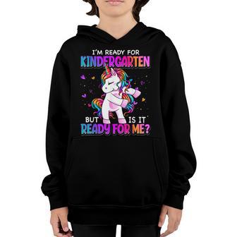 Im Ready For Kindergarten Back To School Kindergarten Girls Youth Hoodie - Thegiftio UK