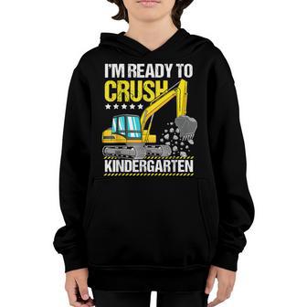 Im Ready To Crush Kindergarten Construction Vehicle Boys Youth Hoodie - Thegiftio UK