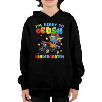 Im Ready To Crush Kindergarten Poppin’ First Day Of School Gift Graphic Design Printed Casual Daily Basic Youth Hoodie - Thegiftio UK