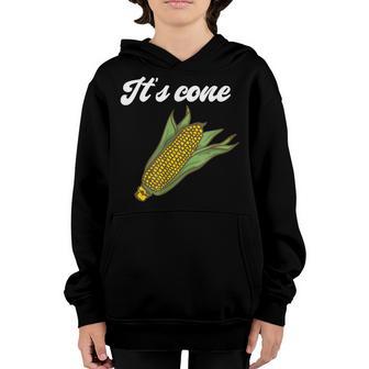 Its Cone Corn - A Big Lump With Knobs Corn Boy Corn Tok Youth Hoodie - Thegiftio UK