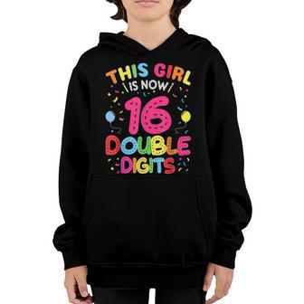 Its My 16Th Birthday 2006 This Girl Is Now 16 Years Old Youth Hoodie - Thegiftio UK
