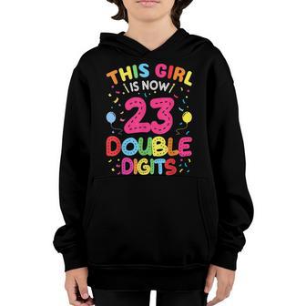 Its My 23Rd Birthday 1999 This Girl Is Now 23 Years Old Youth Hoodie - Thegiftio UK