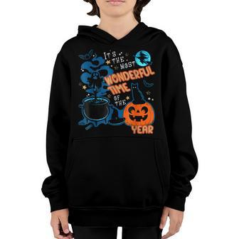 Its The Most Wonderful Time Of The Year Halloween Youth Hoodie - Thegiftio UK