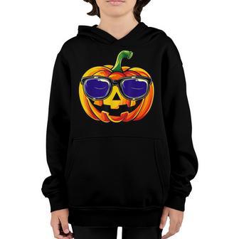 Jack O Lantern Pumpkin Face Easy Halloween Costume Men Boys Youth Hoodie - Thegiftio UK