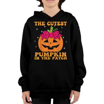 Jackolantern Halloween Pumpkin Unicorn Girl Toddler Kid Cute V2 Youth Hoodie - Thegiftio UK