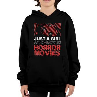 Just A Girl Horror Movies Halloween Costume Horror Movie Graphic Design Printed Casual Daily Basic Youth Hoodie - Thegiftio UK
