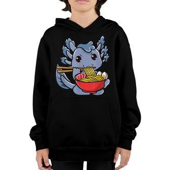 Kawaii Ramen Axolotl Anime Japanese Kids N Boys Girls Youth Hoodie - Thegiftio UK